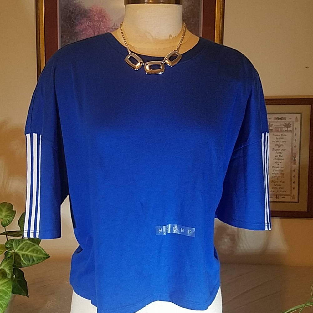 Short Sleeve Top, 🚨3/$15, Blue, XL, NWT